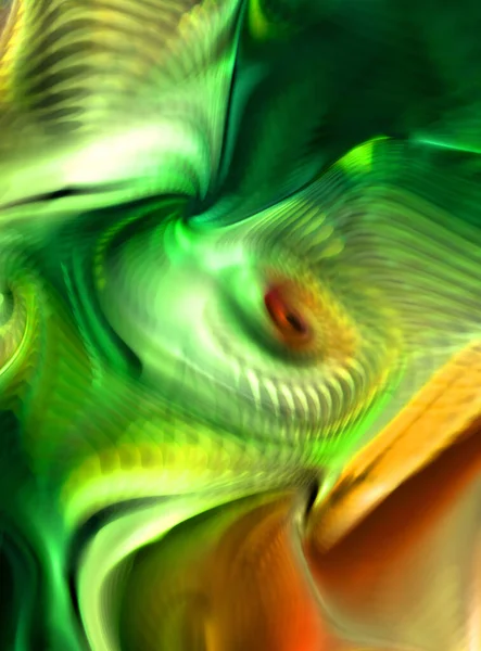 Ilustração Abstrata Redemoinhos Com Trilhas Movimento Fluxo Giratório Vibrações Coloridas — Fotografia de Stock