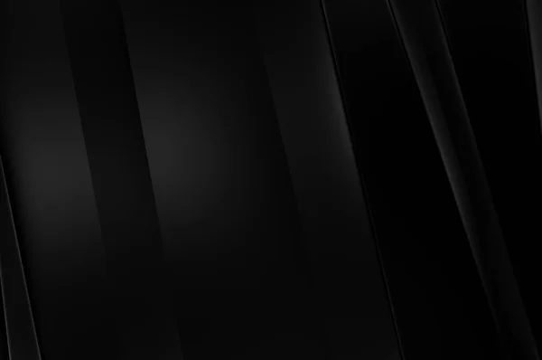 Stijl Zwarte Achtergrond Met Geometrische Lagen Abstract Donker Futuristisch Behang — Stockfoto