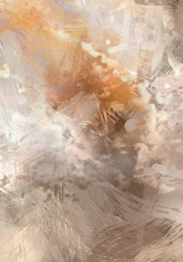 Soyut arkaplanda pürüzlü fırça darbeleri. Fırça boyası. Renkli boya darbeleri. Eşsiz duvar sanatı. Tuvaldeki modern sanat. Renkli çağdaş sanat eserleri.