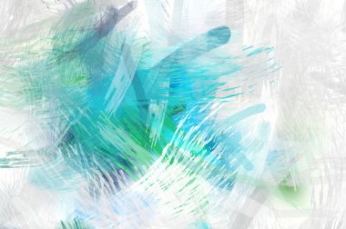 Soyut arkaplanda pürüzlü fırça darbeleri. Fırça boyası. Renkli boya darbeleri. Eşsiz duvar sanatı. Tuvaldeki modern sanat. Renkli çağdaş sanat eserleri.