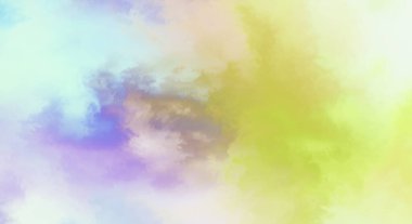 Modern fırça darbeleri. Poster, duvar sanatı, afiş, kart, kitap kapağı veya ambalaj için rahatlatıcı kompozisyonun yumuşak renkli çizimi. Pastel renklerle suluboya. 