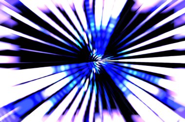 Siyah arkaplanda dönen ışık gösterisi. Lüks çizgiler. Parlak kıvrımlı duvar kağıdı. Uzay tüneli. Dönen ışık çemberi ya da maytap izi. Parlak konsept çizimi.