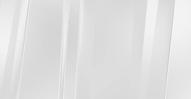 Soyut ışık fütüristik duvar kağıdı. Zarif, parlak çizgili arka plan. Geometrik katmanlı üç boyutlu beyaz arkaplan. Poster, broşür, sunum ve web sitesi için geometrik şablon tasarımı.