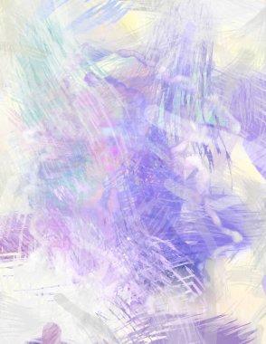 Soyut arkaplanda pürüzlü fırça darbeleri. Fırça boyası. Renkli boya darbeleri. Eşsiz duvar sanatı. Tuvaldeki modern sanat. Renkli çağdaş sanat eserleri.