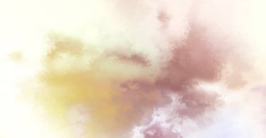 Modern fırça darbeleri. Poster, duvar sanatı, afiş, kart, kitap kapağı veya ambalaj için rahatlatıcı kompozisyonun yumuşak renkli çizimi. Pastel renklerle suluboya. 