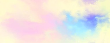 Modern fırça darbeleri. Poster, duvar sanatı, afiş, kart, kitap kapağı veya ambalaj için rahatlatıcı kompozisyonun yumuşak renkli çizimi. Pastel renklerle suluboya. 
