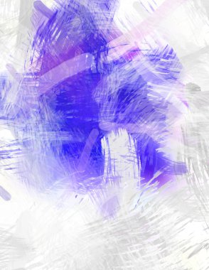 Soyut arkaplanda pürüzlü fırça darbeleri. Fırça boyası. Renkli boya darbeleri. Eşsiz duvar sanatı. Tuvaldeki modern sanat. Renkli çağdaş sanat eserleri.