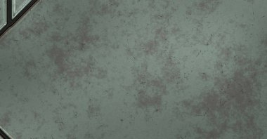 Gelecekçi kavramsal tasarım arka planı. Uzay gemisi desenli duvar kağıdı. Fırçalanmış teknoloji şablonu yüzeyi. Üç boyutlu illüstrasyon. SciFi panelleri duvar.