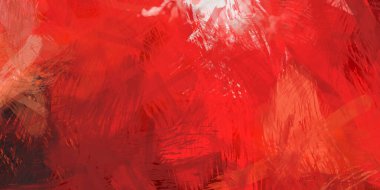 Soyut arkaplanda pürüzlü fırça darbeleri. Fırça boyası. Renkli boya darbeleri. Eşsiz duvar sanatı. Tuvaldeki modern sanat. Renkli çağdaş sanat eserleri.