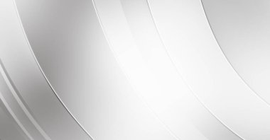 3 boyutlu illüstrasyon. Beyaz kıvrımlı yüzey. Lüks dokuma duvar kağıdı. Zarif bir zemin. Soyut fütüristik geçmiş. Minimalist geometrik kapak tasarımı. Çarpık beyaz çizgiler.