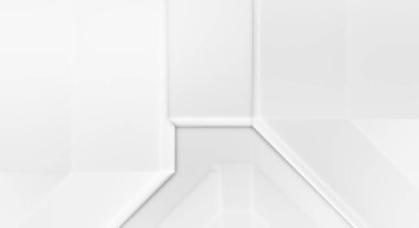 3 boyutlu geometrik arkaplan. Fütürist şablon. Minimalist zarif zemin. Son moda lüks kompozisyon. Karanlık elementleri olan birinci sınıf soyut duvar kâğıdı. Poster, broşür, sunum için tasarım.