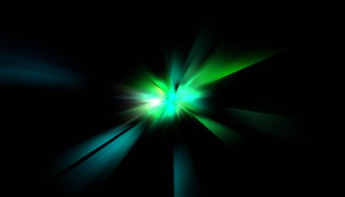 Parlayan yıldızın patlaması. Dinamik renkli arkaplan resmi. Parıldayan ışıklar duvar kağıdı. Tasarımınız için canlı şablon.