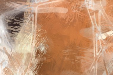 Soyut arkaplanda pürüzlü fırça darbeleri. Fırça boyası. Renkli boya darbeleri. Eşsiz duvar sanatı. Tuvaldeki modern sanat. Renkli çağdaş sanat eserleri.