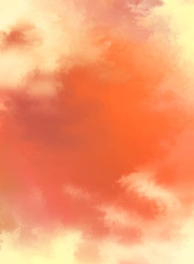 Modern fırça darbeleri. Poster, duvar sanatı, afiş, kart, kitap kapağı veya ambalaj için rahatlatıcı kompozisyonun yumuşak renkli çizimi. Pastel renklerle suluboya. 