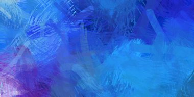 Soyut arkaplanda pürüzlü fırça darbeleri. Fırça boyası. Renkli boya darbeleri. Eşsiz duvar sanatı. Tuvaldeki modern sanat. Renkli çağdaş sanat eserleri.