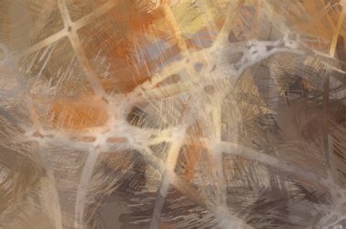 Soyut arkaplanda pürüzlü fırça darbeleri. Fırça boyası. Renkli boya darbeleri. Eşsiz duvar sanatı. Tuvaldeki modern sanat. Renkli çağdaş sanat eserleri.