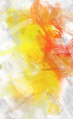 Soyut arkaplanda pürüzlü fırça darbeleri. Fırça boyası. Renkli boya darbeleri. Eşsiz duvar sanatı. Tuvaldeki modern sanat. Renkli çağdaş sanat eserleri.