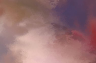 Modern fırça darbeleri. Poster, duvar sanatı, afiş, kart, kitap kapağı veya ambalaj için rahatlatıcı kompozisyonun yumuşak renkli çizimi. Pastel renklerle suluboya. 