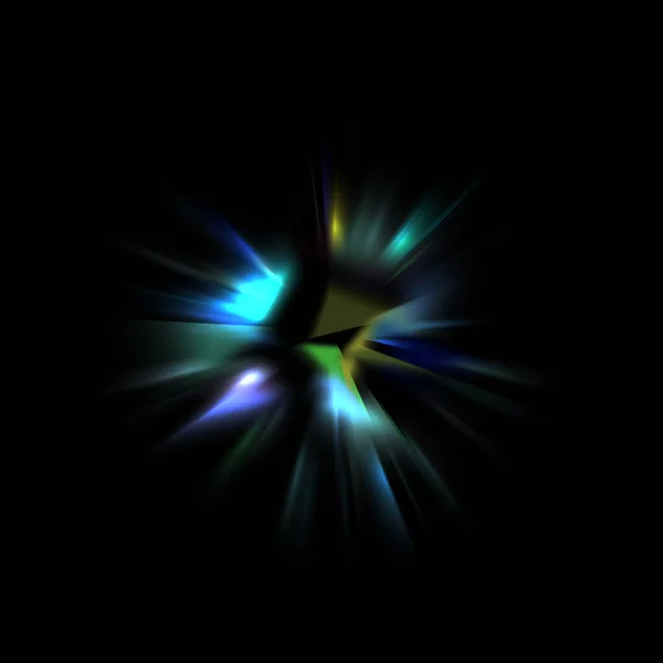 Fundal Destul Trecere Fascicule Lumină Particule Strălucitoare Tapet Lumini Colorate — Fotografie, imagine de stoc