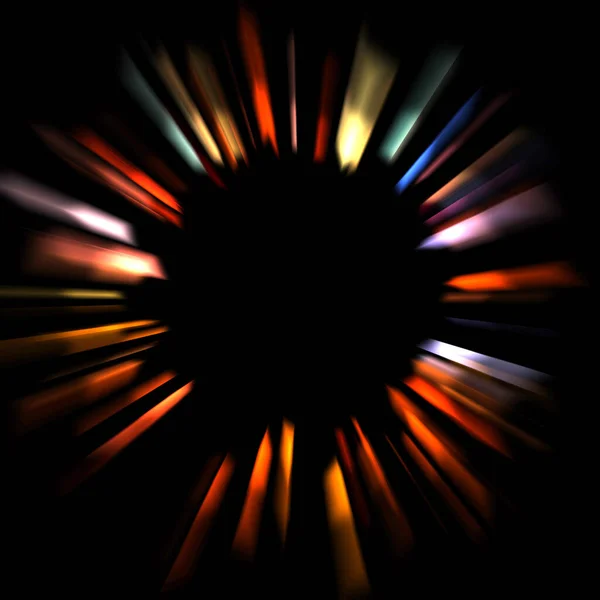 Kühlen Hintergrund Von Lebendigen Und Lebendigen Lichterketten Farbenfrohe Hochglanzlichter Mit — Stockfoto
