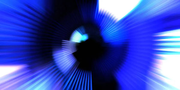 Motion Conceptual Wallpaper Graphic Digital Illustration Glowing Neon Rotating Lights — Stock Photo, Image