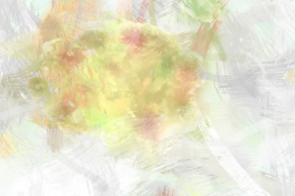 Rough Brushstrokes Abstract Background Brush Painting Color Strokes Paint Unique — Stock Photo, Image