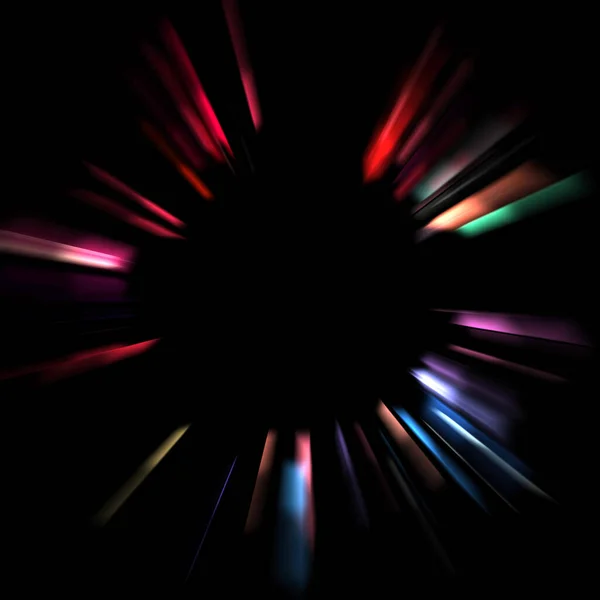 Cool Background Vivid Vibrant Light Flares Colorful Glossy Lights Display — ストック写真