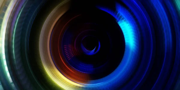 Photography Camera Concept Abstract Background Spinning Rays Light Motion Conceptual — Stock Photo, Image