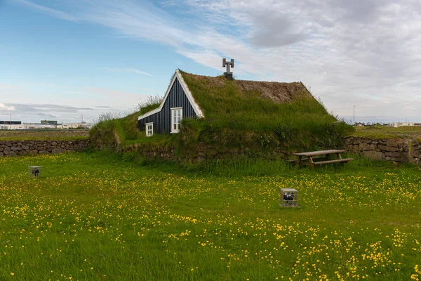 Iceland Viking Farm House Capital Iceland — 图库照片