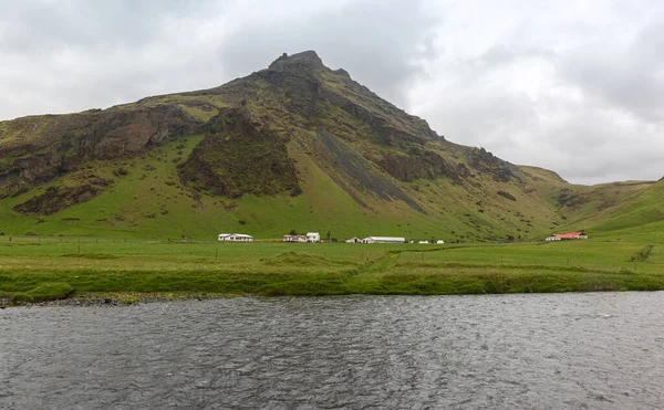 Mountains Skgafoss Neats South Iceland — Foto Stock