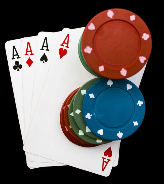 Poker gecesi — Stok fotoğraf