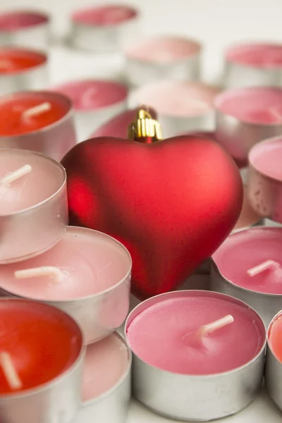 Candele d'amore — Foto Stock