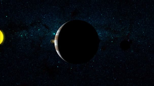 Planeta Júpiter — Vídeo de Stock