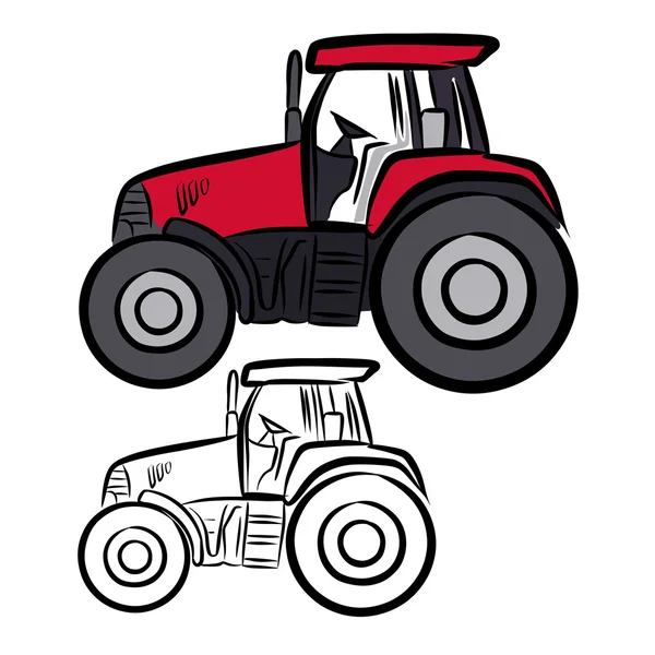 Tractor — Archivo Imágenes Vectoriales