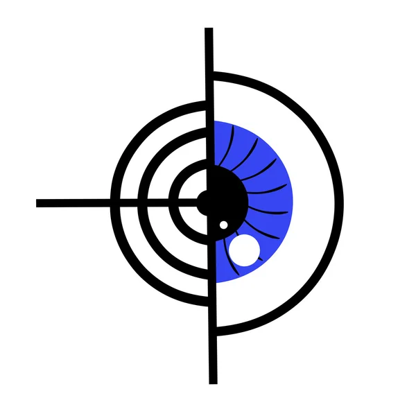 Auge Logo 8 — Stockvektor