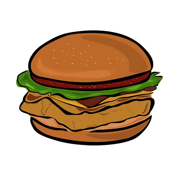 Hamburger — Stock Vector