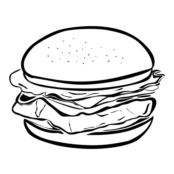 Hamburger — Stock Vector