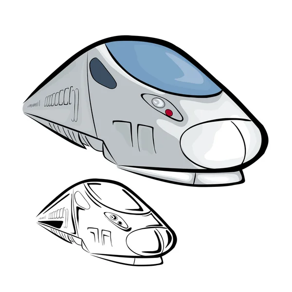 Hogesnelheidstrein 2 — Stockvector