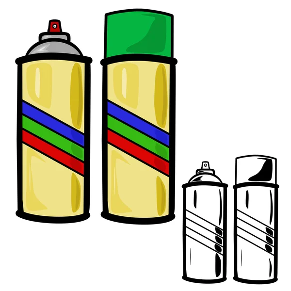 Lata de aerosol — Archivo Imágenes Vectoriales