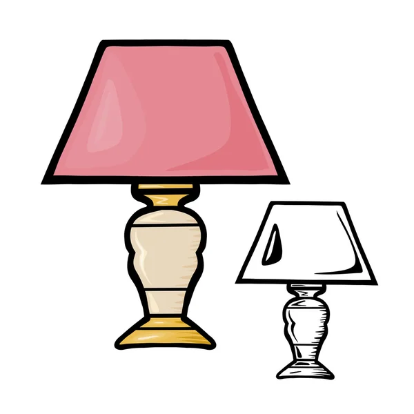 Lampes de table — Image vectorielle