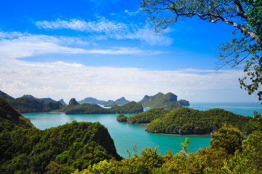 görünümünü ang thong ulusal deniz parkı, Tayland