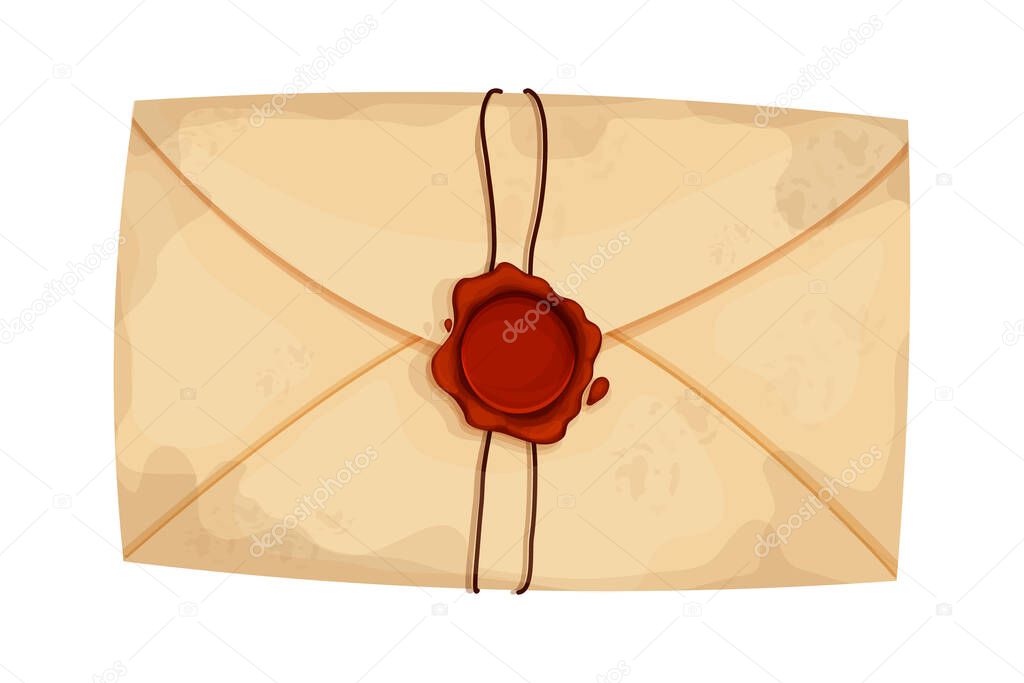 Busta lettera rossa Stock Illustration