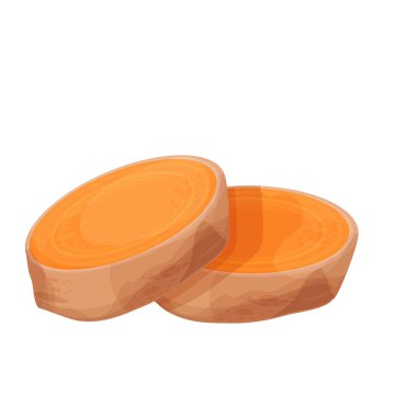 Zerdeçal, sokağa çıkma yasağı kökü, beyaz arka planda izole edilmiş çizgi film tarzında baharat bitkisi. Homeopati malzemesi, aromatik Asya mutfağı, yakın çekim.