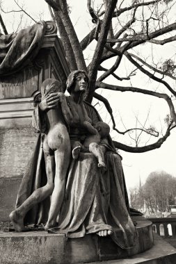 mezarlığı pere lachaise, paris.