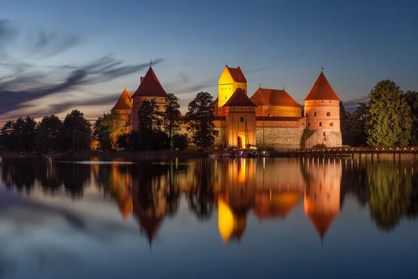 Острів замок Trakai — стокове фото