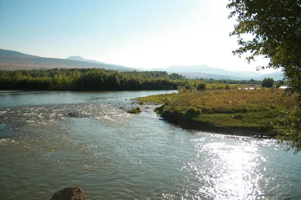 Rivière de montagne en Géorgie — Photo