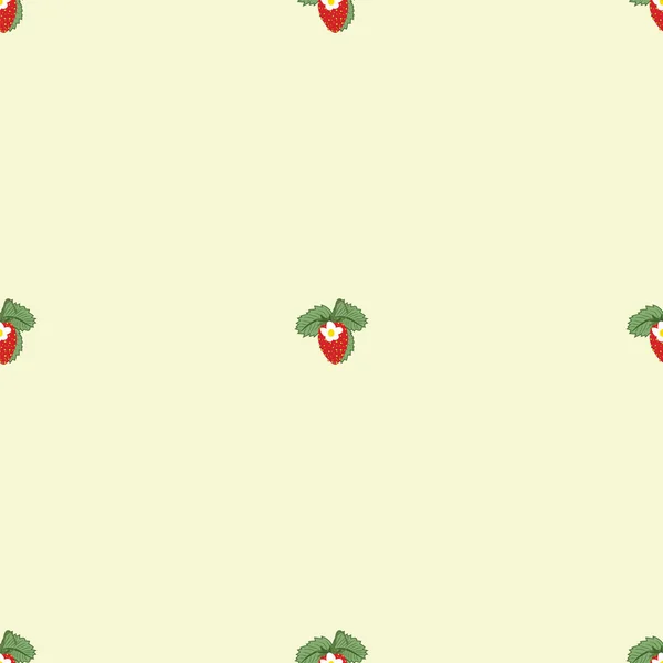 Modèle de fraise — Image vectorielle