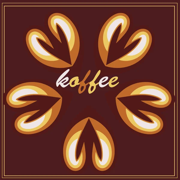 咖啡模式 — 图库矢量图片