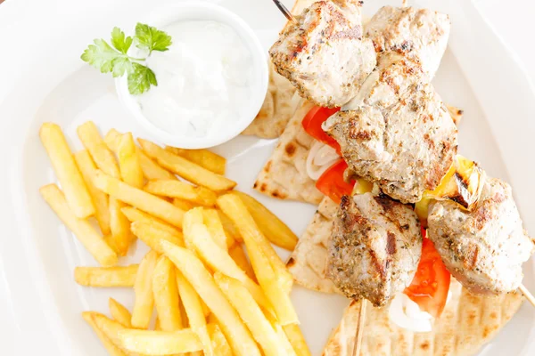 domuz eti souvlaki