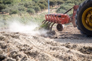 Traktör sürme veya tarımsal alan yetiştirme